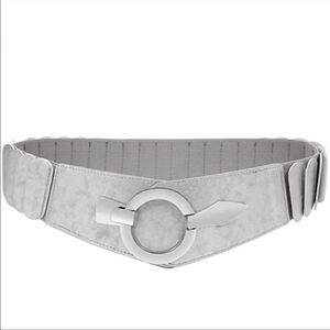 Wide Waist Leather Buckle Belt Women’s Wide Stretch Belt